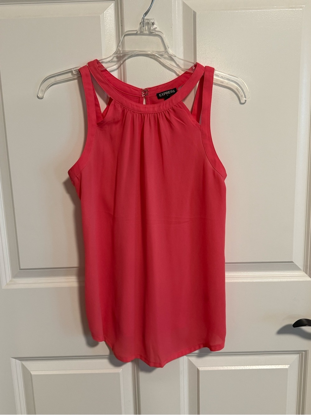 Express Bright Pink Halter-Style Sleeveless Camisole